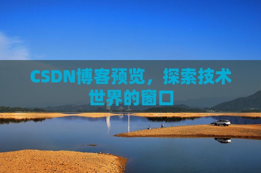 CSDN博客预览,探索技术世界的窗口 CSDN博客预览,探索技术世界的窗口